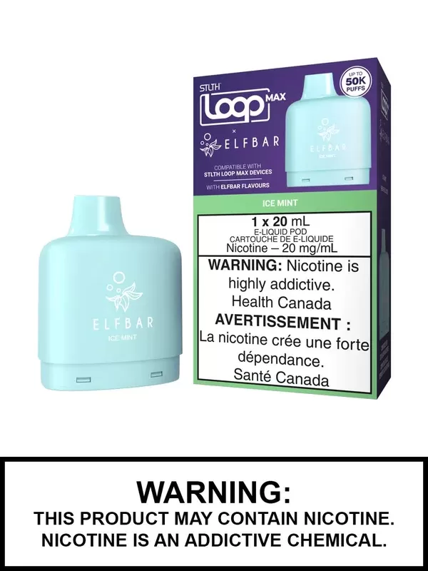 Ice Mint STLTH Loop Max x Elf Bar Pods