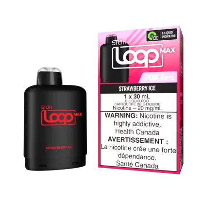 STLTH LOOP MAX POD PACK - Strawberry Ice - 20 mg/mL (wholeseller) (SK) - Excise FED