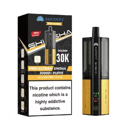Hayati Pro Ultra Plus Shisha 30000 Prefilled Pod Kit Blue Mist Pink / Love 66