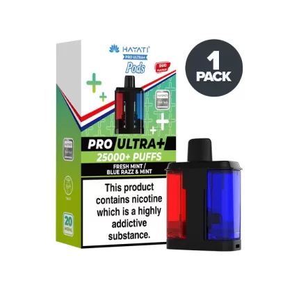 Fresh Mint / Blue Razz & Mint Hayati Pro Ultra Plus Refill Pack - Ukecigstore