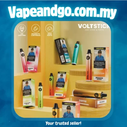 Volt stick 3000 Puff Starter Kit Pack by VOLT BAR Akta 852 Registered - Vapeandgo Com My