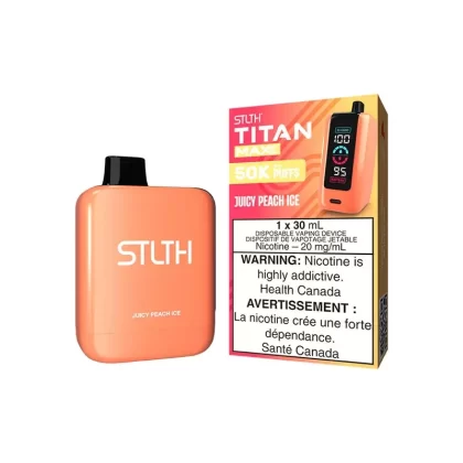 STLTH TITAN MAX DISPOSABLE – JUICY PEACH ICE