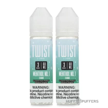 Twist E-Liquids – Menthol No.1 120mL - Nicotine Strength#0mg>3mg>6mg