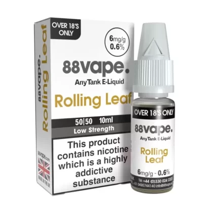 Rolling Leaf E-Liquid Anytank & Original Series by 88vape (10ml) - 16mg