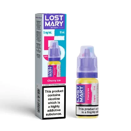 Lost Mary Nic Salt E-Liquid Cherry Ice 10ml - Nicotine Strength#20mg>10mg>5mg (FE909C)