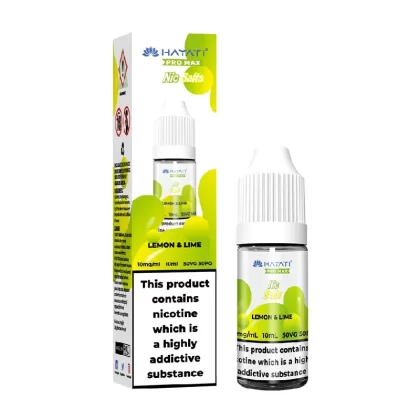 Lemon & Lime Hayati Pro Max Nic Salt E-Liquid - Nicotine Strength#10mg>20mg