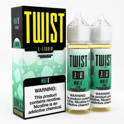 Twist e-Liquids Mint 0 eJuice - 120mL (2x60mL); Vape Product, Vape Product