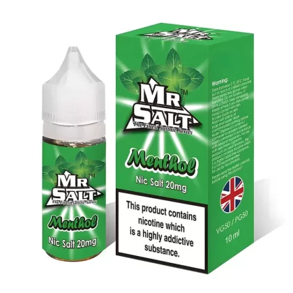 Mr Salt Menthol Nic Salt Vape Juice