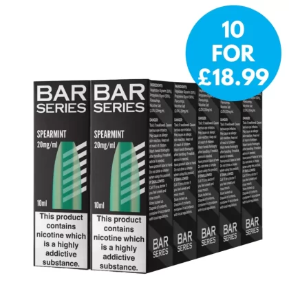 Box of 10 – 20mg (2%) Bar Series 10ml Nic Salts - Vape Co