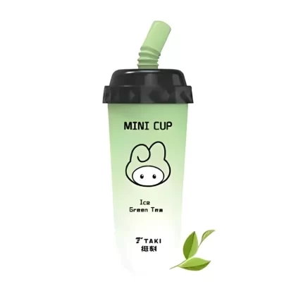 Veex TAKI Mini Cup Disposable 6000 Puffs - Flavor#Antarctic Ice>Chinese Tea>Emblic Juice>Green Grape>Ice Green Tea>Iced Black Currant>Iced Lemon>Iced Lemon Tea>Tie Guan Yin (990CAF)