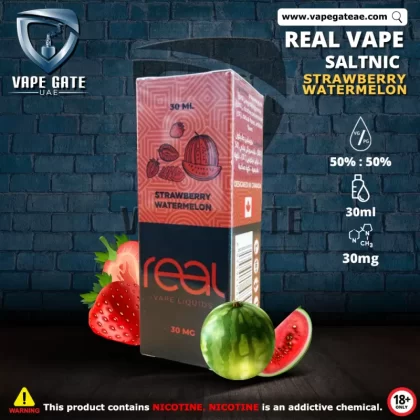 STRAWBERRY WATERMELON - REAL VAPE SALTNIC 30ml - 50 mg - 30 ml