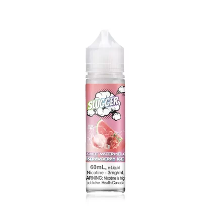 Slugger E-Liquid – Lychee Watermelon Strawberry Ice 60ml (3 mg) - Vapebar Pk