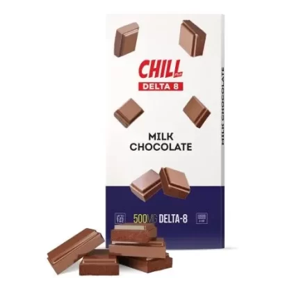 Chill Plus Delta-8 THC Chocolate Bar Milk Chocolate 500MG
