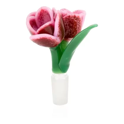 Empire Glassworks Pink Tulip Bowl – 14mm Male - Vape Store