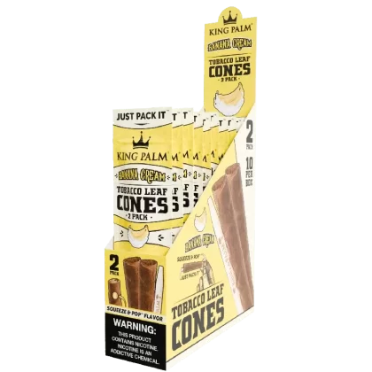 Tobacco Cones – Banana Cream King Palm
