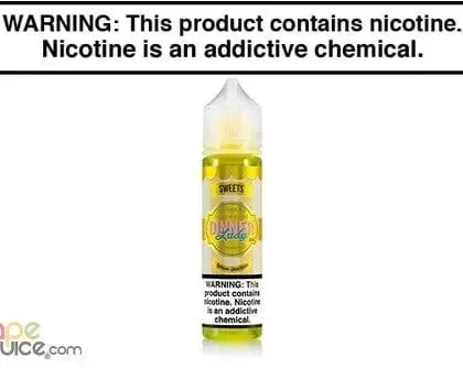 LEMON SHERBET BY DINNER LADY 60ML - Vape Product, Vape Product