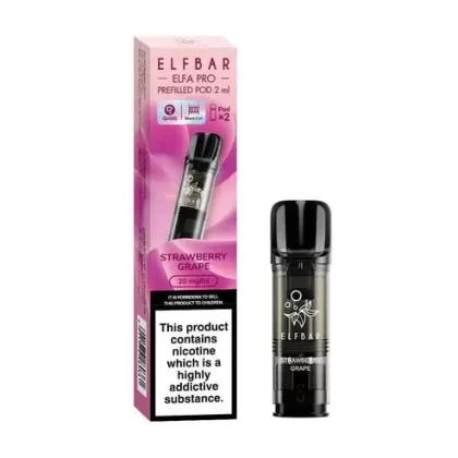 Elf Bar ELFA Pro Strawberry Grape Prefilled Pods - Eliquidsupply