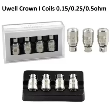 Uwell Crown Replacement Coils 5pk - Resistance#0.25ohm>0.5ohm