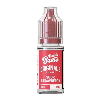 Sour Strawberry By Double Brew Originals 10ml - Nicotine Strength#5mg (Salt)>20mg (Salt)>10mg (Salt)