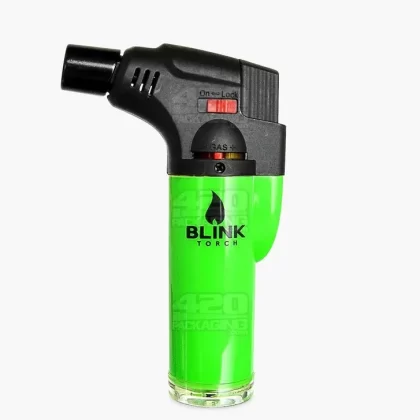 BLINK | Opaque Neon Plastic Torch | 4.5in Tall – Butane – Assorted