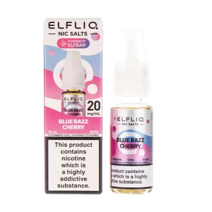Blue Razz Cherry Nic Salt E-Liquid by Elf Bar ELFLIQ - 10mg