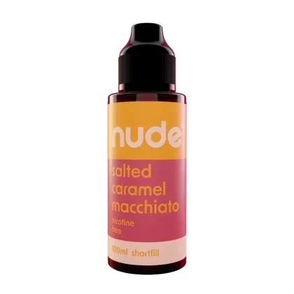 Salted Caramel Macchiato 100ml Shortfill By Nude Eliquids