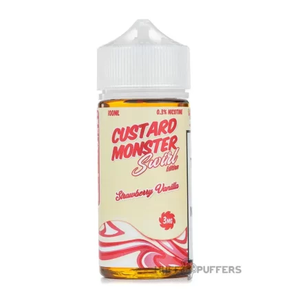 Custard Monster Swirl Edition – Strawberry Vanilla 100mL - Nicotine Strength#3mg>6mg