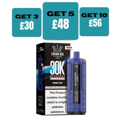 Al Fakher 30K Hypermax Prefilled Pod Kit - £10.99 or 3 For £30 - Lemon Mint