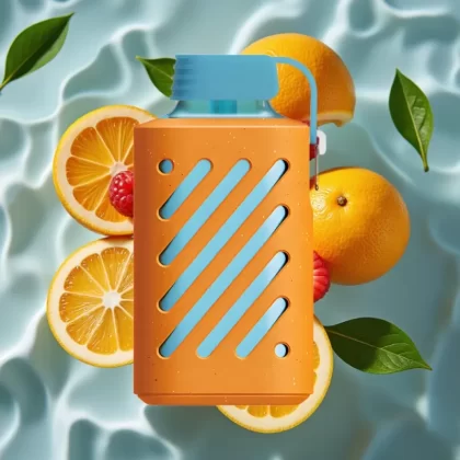 VOZOL GEAR 10000 Disposable Vape – 10000 Puffs, 20ml E-liquid, Raspberry Tangerine, VAMT Mesh Coil - Bangvapeaustralia