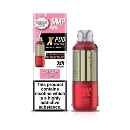 Dinner Lady Snap Pro 35K POD - Raspberry Peach Lime (Intense X)