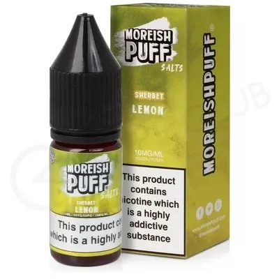 Lemon Sherbet Nic Salt E-Liquid by Moreish Puff