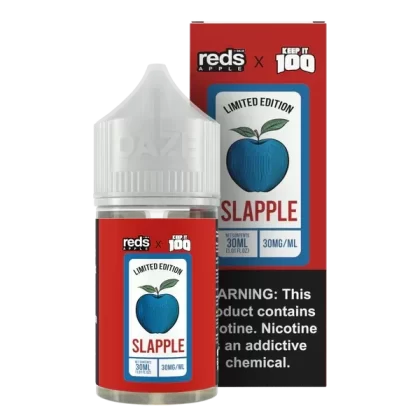 30ML | Slapple Original Salt by Keep It 100 x Red’s Apple - Size#30ML~Strength#30MG>50MG (32C1FC)