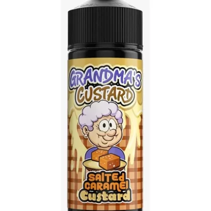 Grannies Custard Salted Caramel Custard E-Liquid 120ml - 3mg