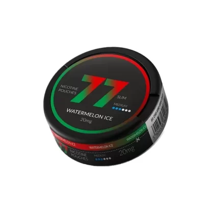 77 Slim Watermelon Ice Nicotine Pouches - Strength#20mg>8mg (DDAD8D) (DDAD8D)