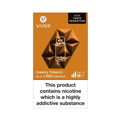 Vuse ePod Taste Sensation Creamy Tobacco Pods (2 Pack) - Strength#18mg>20mg