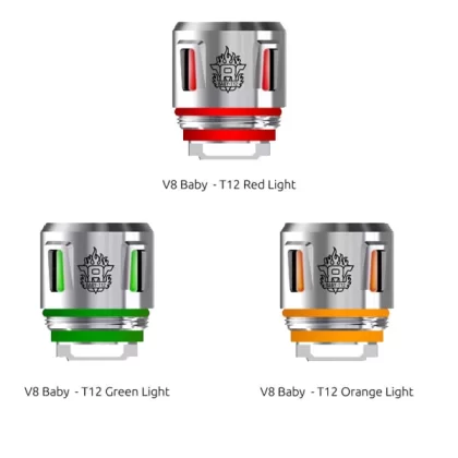 SMOK V8 Baby T12 Light Coil For TFV12 Baby Prince-TFV8 Baby-TFV8 Big Baby 5PCS-PACK - Orange