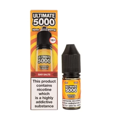Tropical Crush Nic Salt E-Liquid by Ultimate 5000 Bar Salt - 5mg