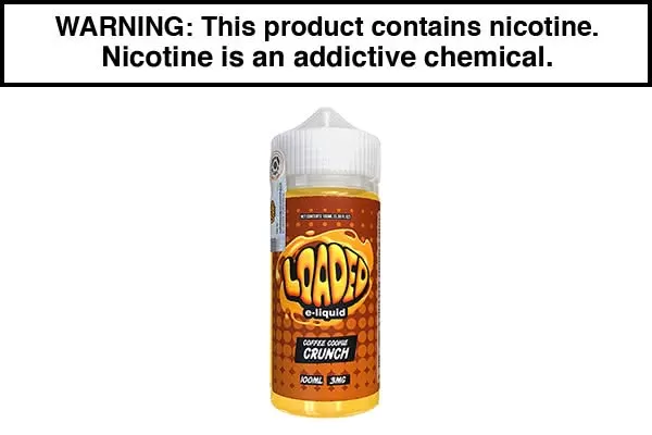 COFFEE COOKIE CRUNCH BY LOADED E LIQUID 100ML - Vapejuice