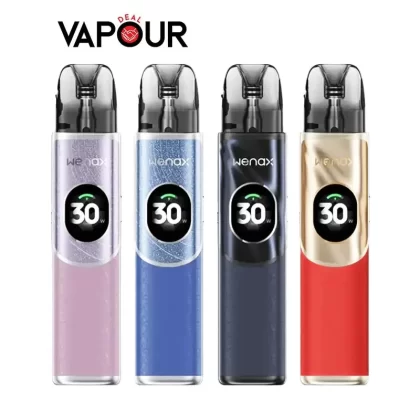 Geekvape Wenax Q2 Pod Kit - Carbon Fibre Black, Lilac Purple