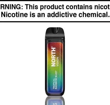 NORTH VISION 15K DISPOSABLE VAPE – 15,000 PUFFS - Blue Slurpie, Mango Dragonfruit