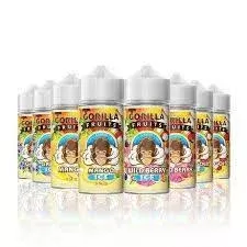 Gorilla Custard E-Juice – 3mg (60ml / 100ml) - flavors#Banana>Blueberry>Grape>Grape Ice>Mango>Mango Ice>Mint>Tobacco>Watermelon>Watermelon Ice>Original (Custard)>Rose Gold>Rose Gold ice~size