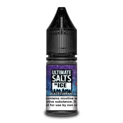 Ultimate Salts – On Ice: Blackcurrant – 10ml - B. 10mg, D. 20mg; 10ml - TPD Compliant