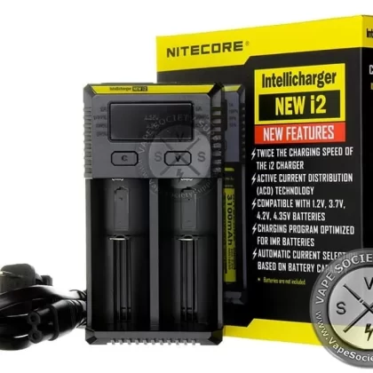 Nitecore Intellicharger New i2 Battery Charger - Vapesocietysupplies
