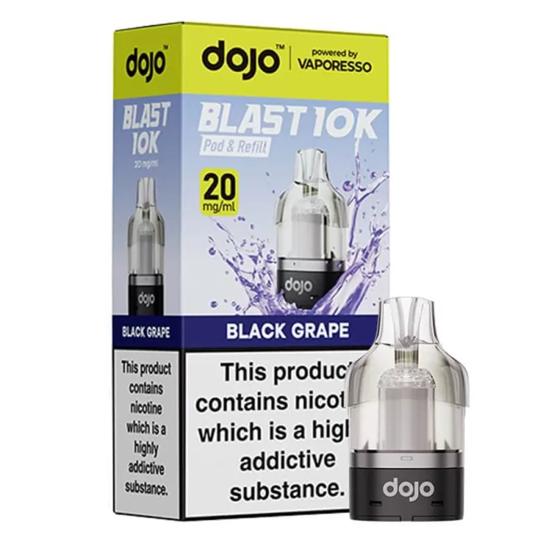 Dojo Blast 10K Black Grape Prefilled Pods by Vaporesso - 20mg