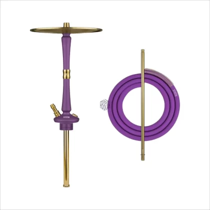 Shisha Hoob GO Royal Purple Gold - Uszczelka; Dyfuzor, Talerzyk (12E87F)