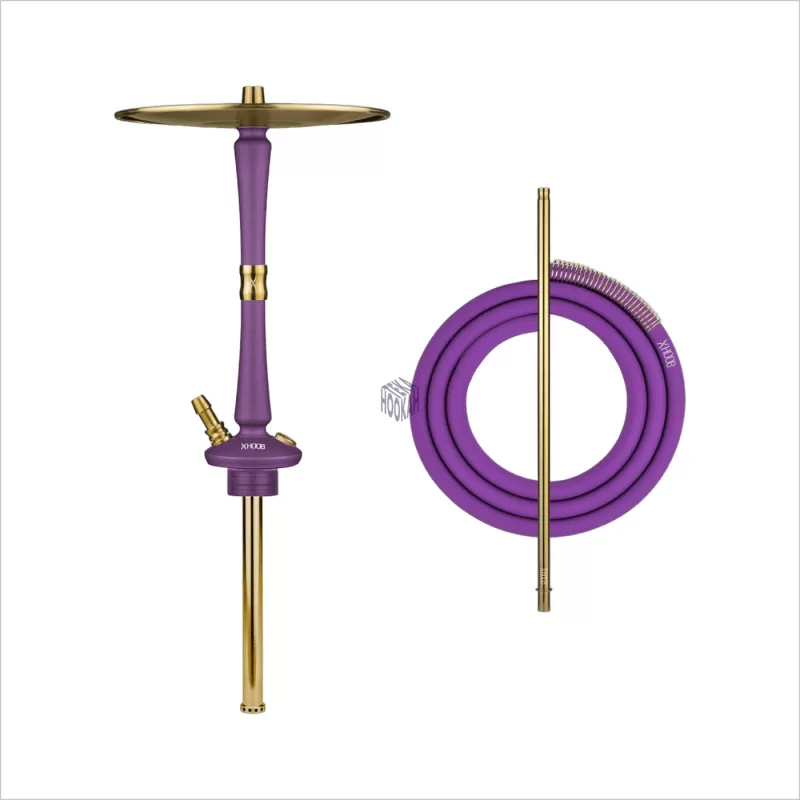 Shisha Hoob GO Royal Purple Gold - Uszczelka; Dyfuzor, Talerzyk (12E87F)