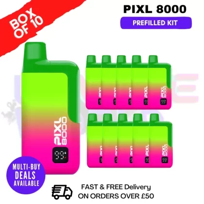 Raspberry Watermelon Pixl 8000 Kits Box Of 10