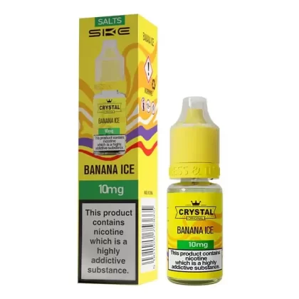SKE Crystal Banana Ice Nic Salt E-liquid - 20mg