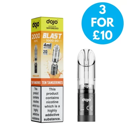 Vaporesso Dojo Blast 2000 Pre-filled Replacement Pods - Vape Co