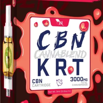 Cbn Krt – Virginia Wild Strawberry – 3000Mg – Indica - Vape Store